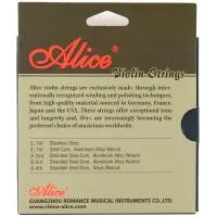 Alice A707 Комплект струн для скрипки 4/4, металл, среднее натяжение