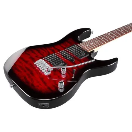 Ibanez GRX70QA-TRB Электрогитара HSH, с тремоло, 6 струн, цвет transparent red burst
