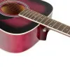 Martinez FAW-702/TP Гитара акустическая 41", Dreadnought, цвет прозрачный пурпурный