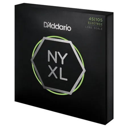 D'Addario NYXL45105 набор струн для 4-струнной бас-гитары, размер 45-105