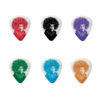 Dunlop JVHPT03M Набор из 6-ти медиаторов John Van Hamersveld Jimi, средние, в металлическом боксе