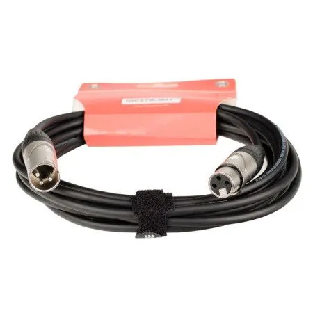 FORCE FMC-05/4,5 Шнур микрофонный XLR (F) ⇔ XLR (M), 4.5 метра, черный