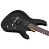 SCHECTER C-6 DELUXE SBK Электрогитара, Stratocaster, цвет матовый черный