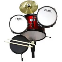 Flight FK-10RD Ударная установка акустическая детская, цвет красный