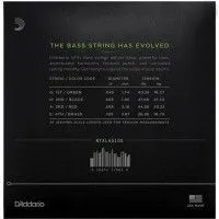 D'Addario NYXL45105 набор струн для 4-струнной бас-гитары, размер 45-105