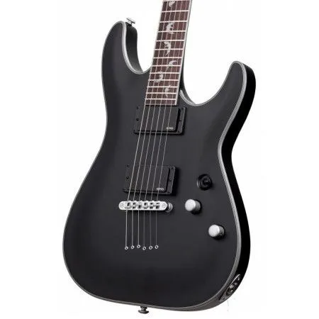 SCHECTER DAMIEN PLATINUM-6 SBK Электрогитара, 6 струн, HH, матовая чёрная