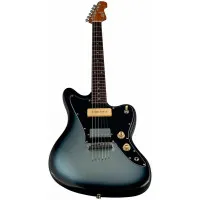 JET JJ-350 Baritone Moonburst Электрогитара баритон, Jaguar, 6 струн, HS, цвет лунное затмение