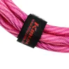 Kirlin IWB-202PFGL 6M WPP Шнур гитарный JACK 1/4"(прямой) ⇔ JACK 1/4"(угловой), 6 м, розовая волна