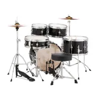 Pearl RSJ465C/C31 Ударная установка из 5-ти барабанов, цвет Jet Black, стойки и тарелки в комплекте