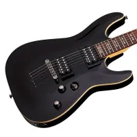 SCHECTER OMEN-6 BLK Электрогитара, 6 струн, цвет Gloss Black