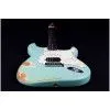 JET JS-400 Relic SFG Электрогитара, Stratocaster, 6 струн, цвет морской волны, состареный