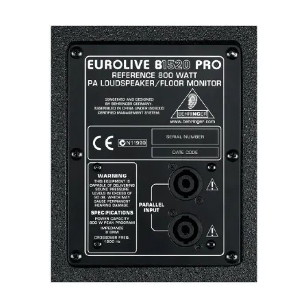 Акустическая система пассивная BEHRINGER B1520 Pro Eurolive