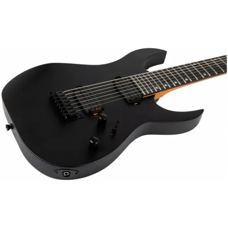 SPIRA S-407 MBK Электрогитара 7-струнная, Superstrat, HH, цвет черный матовый