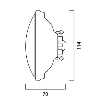 ROCCER 4515 VNSP Лампа для прожектора PAR36,  6В/30Вт