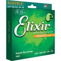 Набор струн для 4-струнной бас-гитары Elixir 14502 NanoWeb