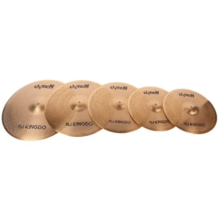 KINGDO LOW VOLUME SET 14"+16"+18"+20" GOLDEN Комплект тарелок