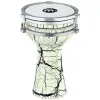 MEINL HE-053 Mini Darbuka Дарбука алюминиевая, 4.25" x 7.75", цвет бежевый с кракелюрами