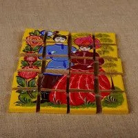 Мастерская Сереброва (су-пз-01) Пазл деревянный с музыкальным сувениром