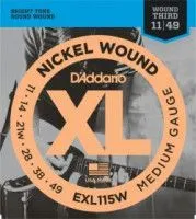 D`ADDARIO EXL115W