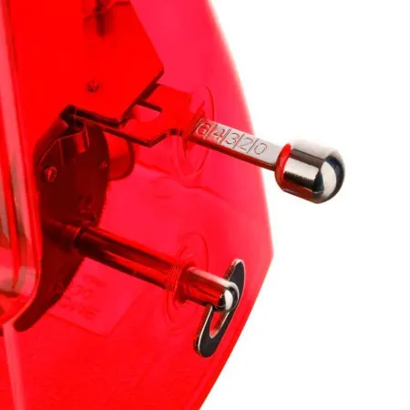 Cherub WSM-330TRD Метроном механический, прозрачный, красный
