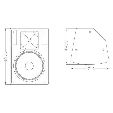 FDB Audio FT15II Акустическая система пассивная, 40Гц - 20кГц, 300 Вт (RMS), 8 Ohm