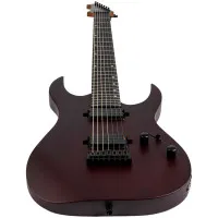SPIRA S-407 MWR Электрогитара 7-струнная, Superstrat, HH, цвет матовый красное вино