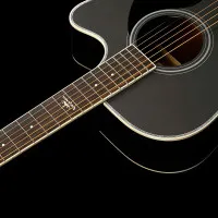 KEPMA D1CE Black Matt Гитара электроакустическая Dreadnought, цвет черный матовый