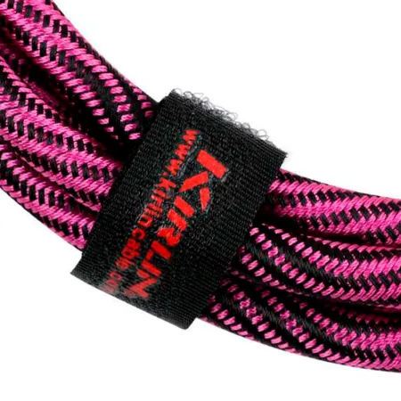 Kirlin IWB-202BFGL 3M WBP Шнур гитарный JACK 1/4"(прямой) ⇔ JACK 1/4"(угловой), 3м, фиолетовая волна