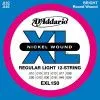 Набор струн для 12-струнной электрогитары D`ADDARIO EXL150