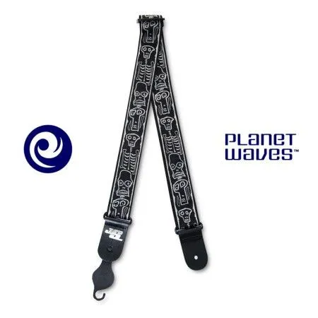 Ремень Planet Waves 50JS01 Joe Satriani Collection «Scull & Bones»
