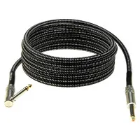 KLOTZ VINA450 59 Vintage Шнур инструментальный Jack 1/4"(прямой) ⇔ Jack 1/4"(угловой), 4.5 метра