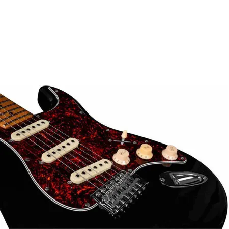 JET JS-300 BK Электрогитара, Stratocaster, 6 струн, цвет черный