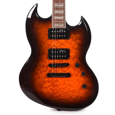 ESP LTD VIPER 256Q MDBSB Электрогитара Viper, 6 струн, цвет Dark Brown Sunburst