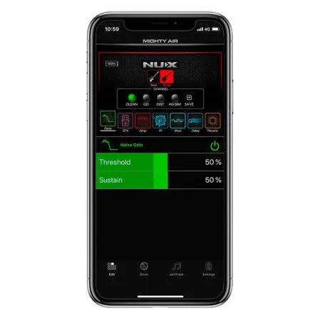 NUX Mighty-Air Портативный беспроводной комбоусилитель, 10Вт