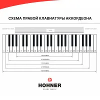 HOHNER Bravo my Color III 72 Twilight Аккордеон 3/4