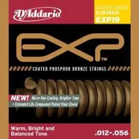 Набор струн для 6-струнной акустической гитары D`ADDARIO EXP19