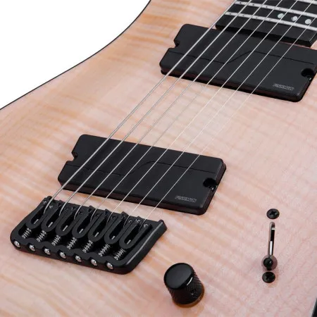 SCHECTER C-7 MULTISCALE SLS ELITE GNAT Электрогитара, 7 струн, цвет натуральный глянцевый