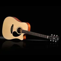 KEPMA EDCE K10 Natural Matt Гитара трансакустическая Dreadnought, цвет натуральный матовый