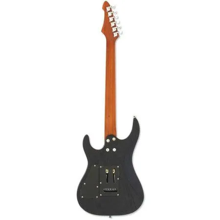ARIA MAC-DLX STBK Электрогитара, Superstrat, 24 лада, цвет мореный черный