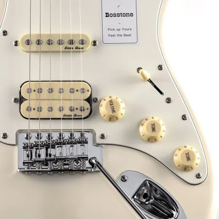 Bosstone SEG-04 WH Электрогитара, 6 струн, SSH, белая