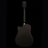 KEPMA D1CE Black Matt Гитара электроакустическая Dreadnought, цвет черный матовый