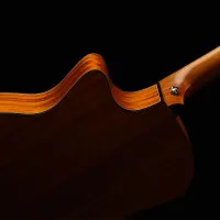 KEPMA EACE Natural Гитара электроакустическая Grand Auditorium, цвет натуральный глянцевый