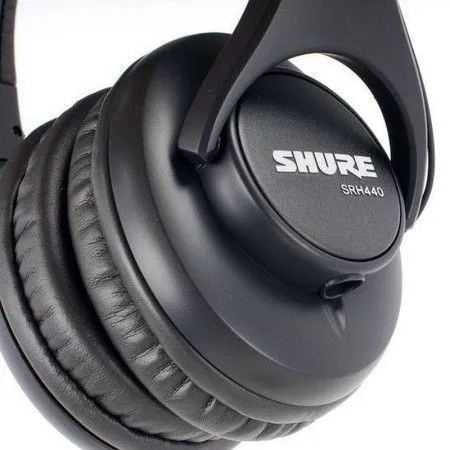 SHURE SRH440 Наушники мониторные, закрытого типа,чёрные