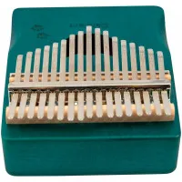 BEE EK05 Калимба 17 язычков, красное дерево, резонаторное отверстие КОТИК, цвет синий, аксессуары