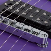 SCHECTER C-6 DELUXE SATIN DARK PURPLE Электрогитара, Stratocaster, цвет фиолетовый