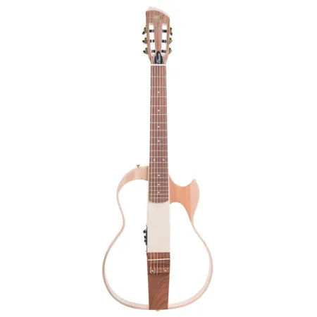 MIG Guitars SG4SAD23 Гитара классическая Silent SG4 с подключением, сапеле, тонировка темный орех