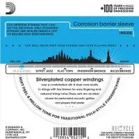 Набор струн для 12-струнной акустической гитары D`ADDARIO EJ35