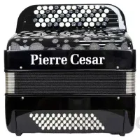 Pierre Cesar PCB5060 BKP Баян, 60 басов, 62 кнопки, 34 тона в правой руке, цвет черный перламутр