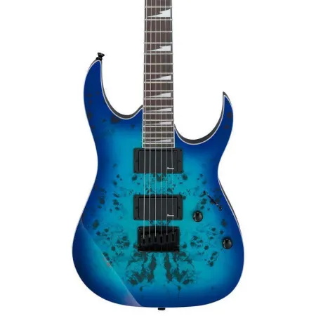 Ibanez GRGR221PA-AQB Электрогитара, 6 струн, HH, цвет голубой и чёрный
