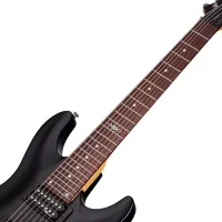 SCHECTER SGR C-7 BLK Гитара электрическая, 7 струн, цвет чёрный, чехол в комплекте